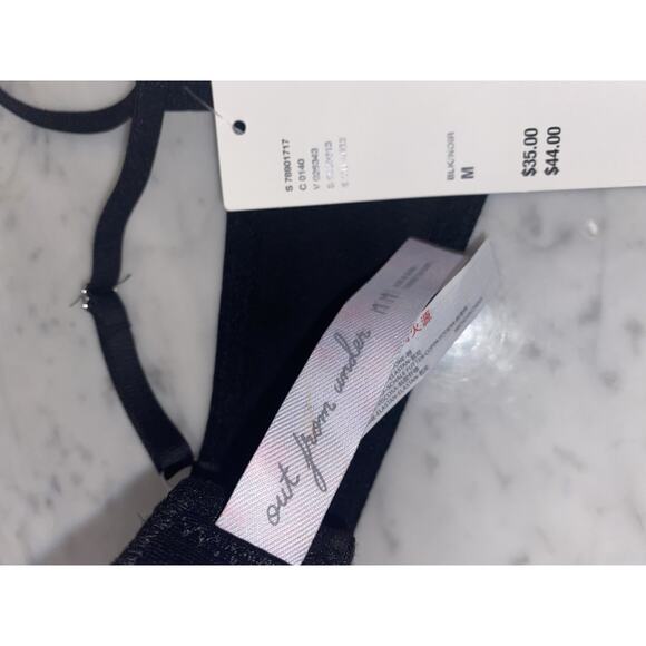 Out From Under Urban Outfitters Push Up Bra M 34A Or B Black New - Picture 9 of 9